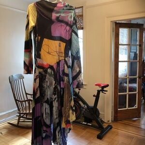 Vibrant colorful dress size 10–